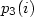$ p_3(i) $