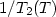 $1/T_2(T)$