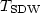 $T_{\text {SDW}}$