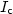 $I_{\mathrm{c}}$