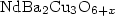 $\mathrm{NdBa_2Cu_3O_{6+\mathnormal{x}}}$