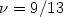$\nu=9/13$