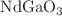 $$\hbox {NdGaO}_{3}$$