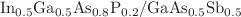 $${\mathrm {In}}_{{0.5}}{\mathrm {Ga}}_{{0.5}}{\mathrm {As}}_{{0.8}}\mathrm {P}_{{0.2}}\mathrm {/Ga}{\mathrm {As}}_{{0.5}}{\mathrm {Sb}}_{{0.5}}$$