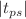 $$\left|{{\varvec{t}}}_{{\varvec{p}}{\varvec{s}}}\right|$$