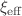 Mathematical equation: $$\xi _\textrm{eff}$$